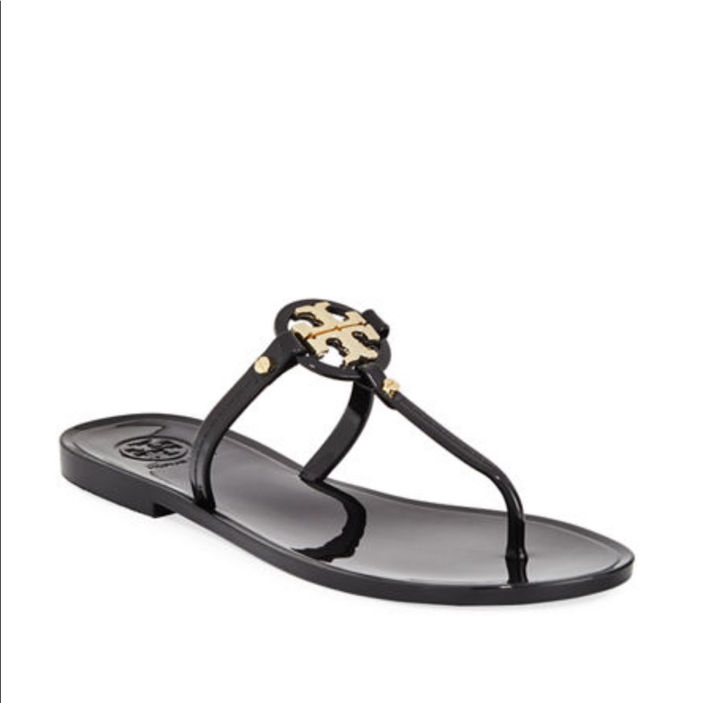 Tory Burch mini Miller jelly flip flops